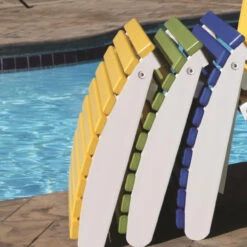 Berlin Gardens Resin Adirondack Folding Footstool