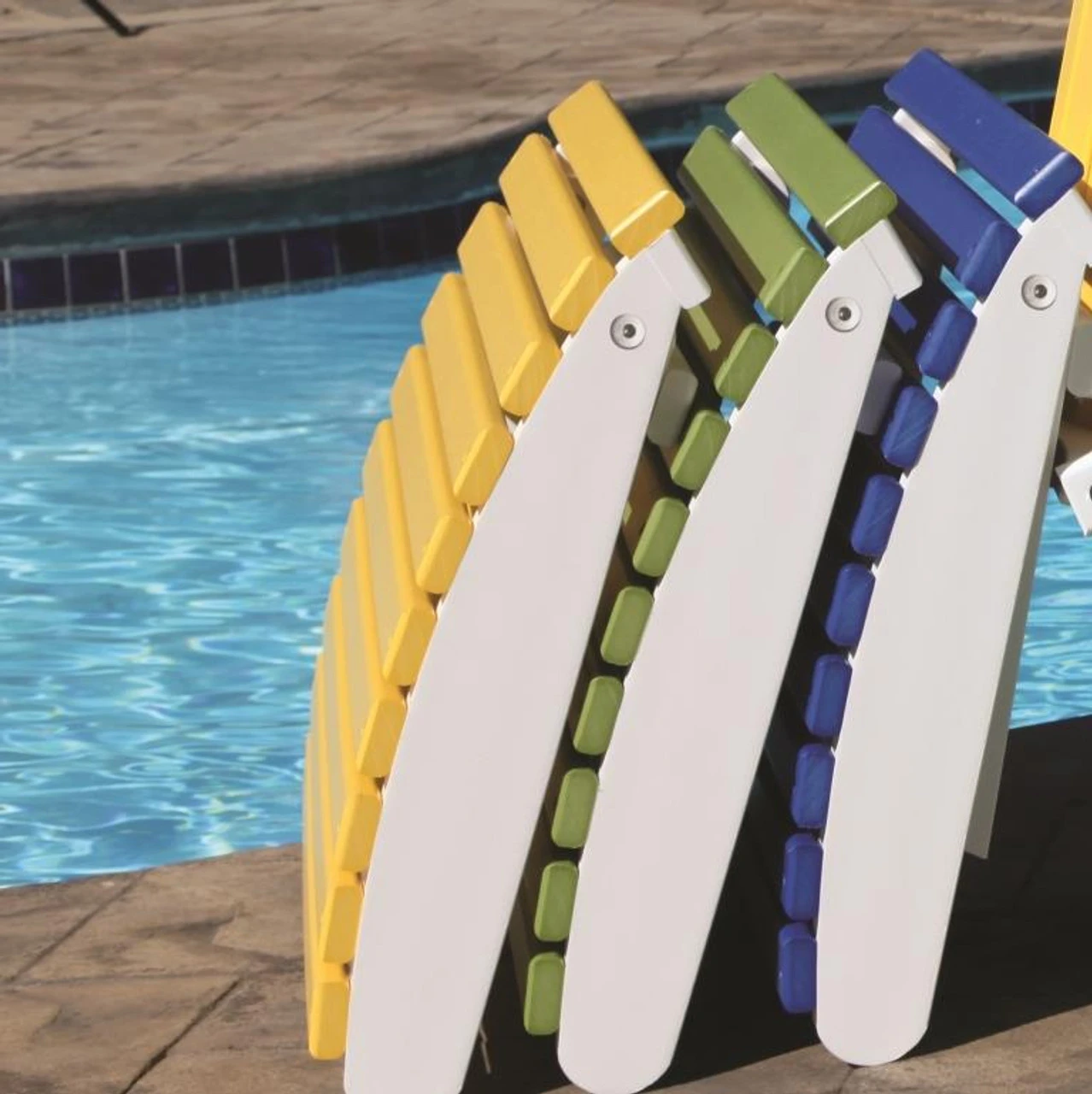 Berlin Gardens Resin Adirondack Folding Footstool 1 Berlin Gardens Resin Adirondack Folding Footstool