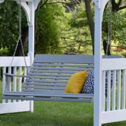 Berlin Gardens Resin Casual Back Triple Swing