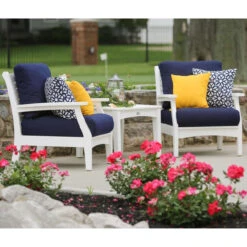 Berlin Gardens Resin Classic Terrace Club Chair Patio Set