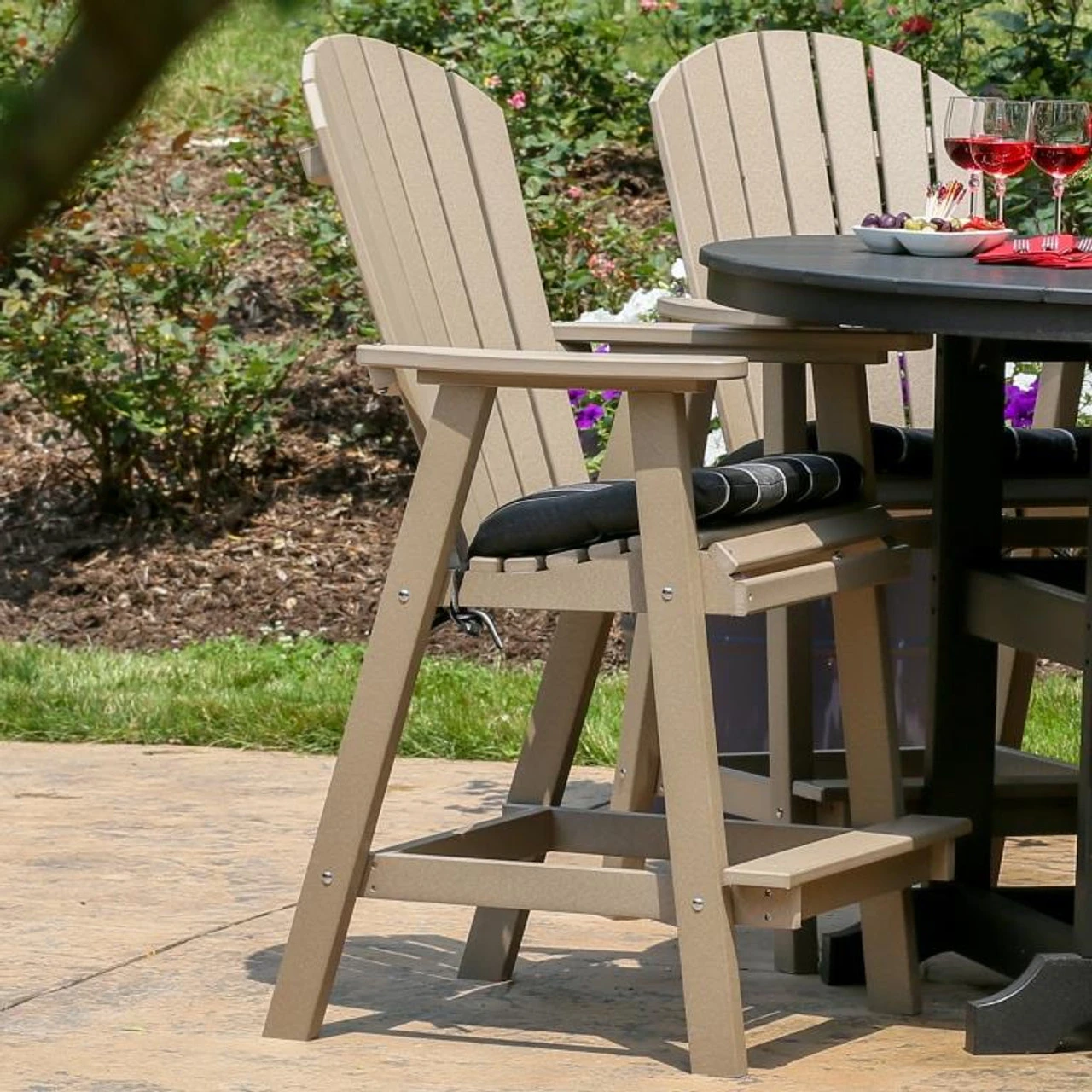 Berlin Gardens Resin Comfo-Back Bar Chair 1 Berlin Gardens Resin Comfo-Back Bar Chair