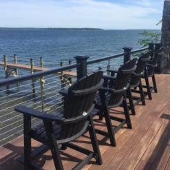 Berlin Gardens Resin Comfo-Back Counter Height Chair