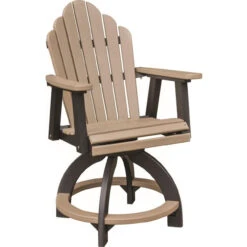 Berlin Gardens Resin Cozi-Back Counter Height Swivel Chair