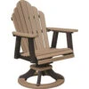 Berlin Gardens Resin Cozi-Back Swivel Rocker Dining Chair