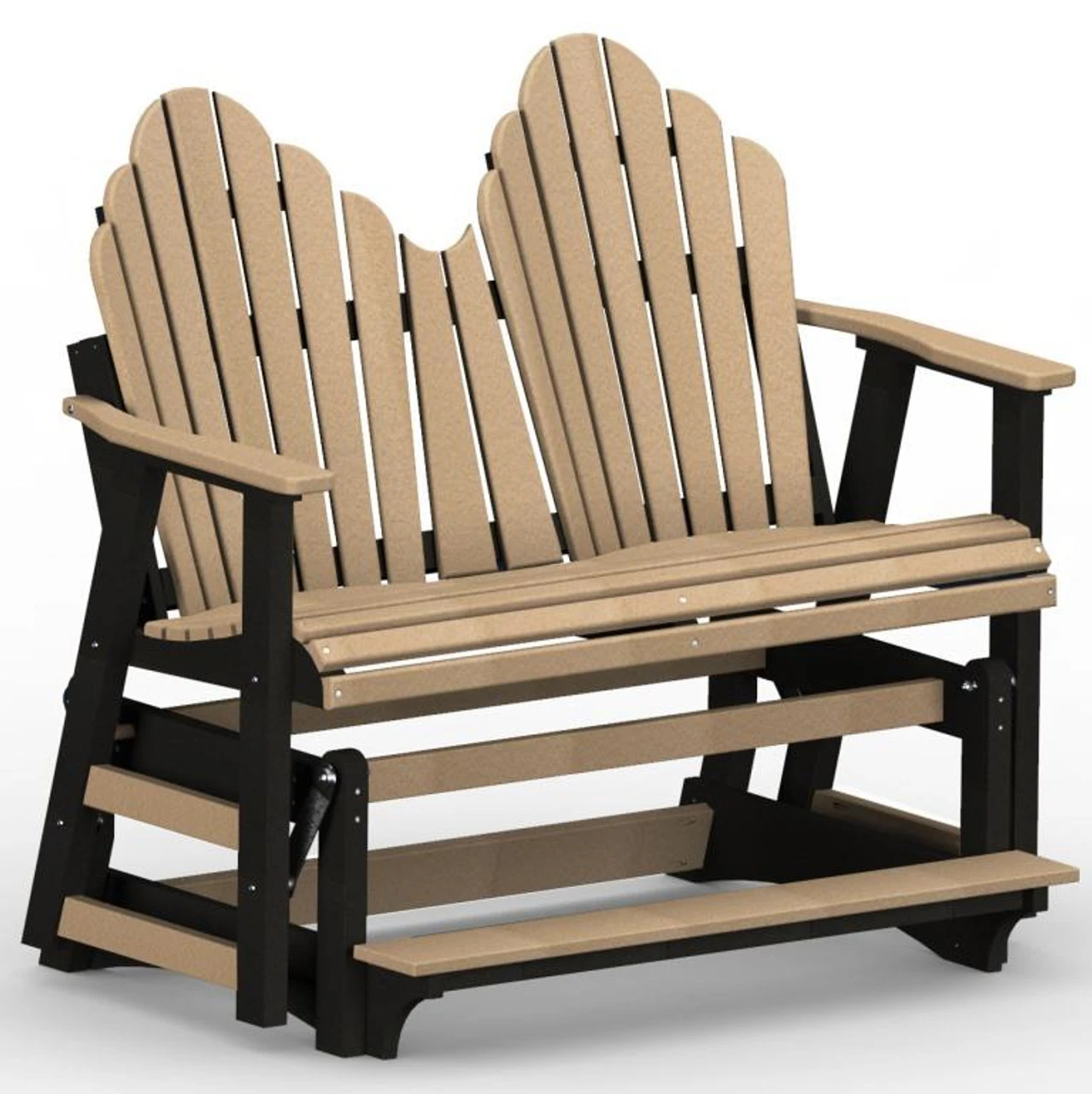 Berlin Gardens Resin Cozi-Back Double Counter Height Glider 1 Berlin Gardens Resin Cozi-Back Double Counter Height Glider