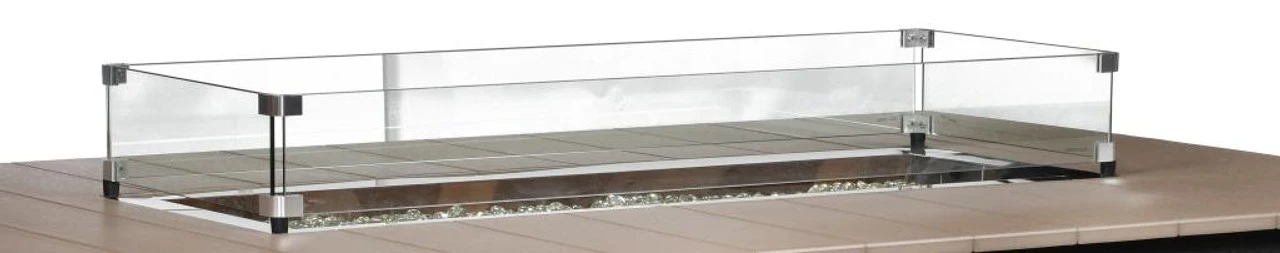 Berlin Gardens Resin Donoma 42" X 54" Rectangular Bar Height Fire Table 1 Berlin Gardens Resin Donoma 42" X 54" Rectangular Bar Height Fire Table