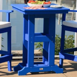 Berlin Gardens Resin Garden Classic 28" Square Bar Height Table -Patio Furniture Store berlin gardens resin garden classic 28 square bar height table pacific blue 13 75250.1646951231