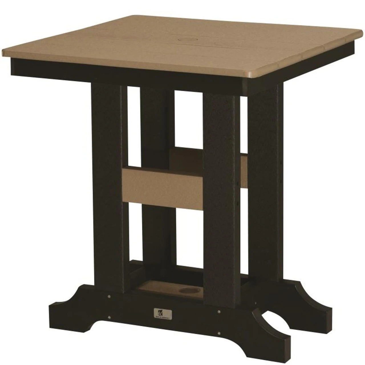 Berlin Gardens Resin Garden Classic 28" Square Dining Table 2 Berlin Gardens Resin Garden Classic 28" Square Dining Table - Image 2