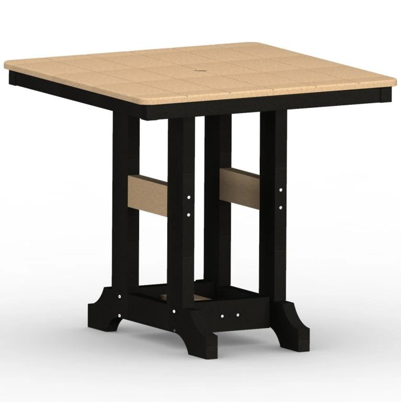 Berlin Gardens Resin Garden Classic 33" Square Dining Table 2 Berlin Gardens Resin Garden Classic 33" Square Dining Table - Image 2