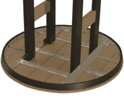 Berlin Gardens Resin Garden Classic 33" X 66" Rectangular Bar Height Table