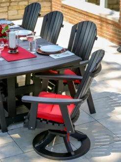 Berlin Gardens Resin Garden Classic Large 8 Seat Rectangular Dining Set