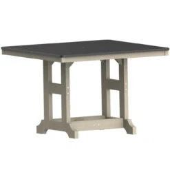 Berlin Gardens Resin GC Hammered Top 44" Square Dining Table