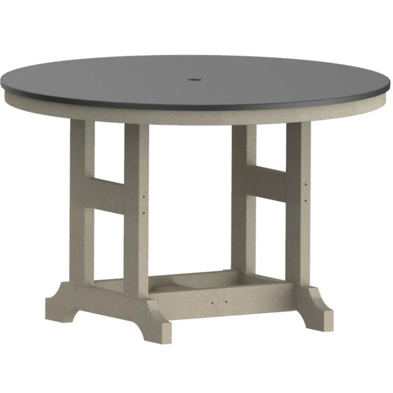 Berlin Gardens Resin GC Hammered Top 48" Round Dining Table 1 Berlin Gardens Resin GC Hammered Top 48" Round Dining Table