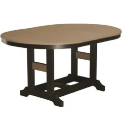 Berlin Gardens Resin Mayhew 6 Seat Oval Table Dining Set