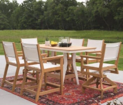 Berlin Gardens Resin Mayhew Sling 33 In X 66 In Rectangular 6 Seat Counter Dining Set -Patio Furniture Store berlin gardens resin mayhew sling 33 in x 66 in rectangular 6 seat counter dining set 61 36601.1646958595