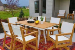 Berlin Gardens Resin Mayhew Sling 33 In X 66 In Rectangular 6 Seat Counter Dining Set -Patio Furniture Store berlin gardens resin mayhew sling 33 in x 66 in rectangular 6 seat counter dining set 73 49752.1646958595