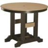 Berlin Gardens Resin Mayhew Sling 38 In Round 4 Seat Dining Table Set
