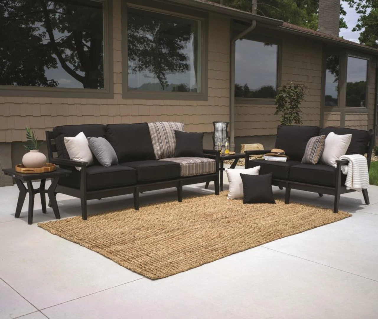 Berlin Gardens Resin Mayhew Sofa & Loveseat Deep Seating Set 2 Berlin Gardens Resin Mayhew Sofa & Loveseat Deep Seating Set - Image 2