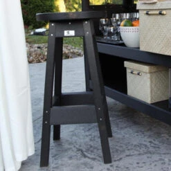 Berlin Gardens Resin Outdoor Bar Stool