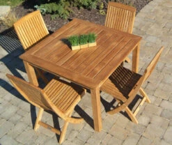 Three Birds Brunswick 4 Person Dining Set -Patio Furniture Store brunswick 4 person dining set 56 03858.1646961522