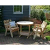 Cedar Country Hearts Bistro Set