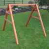 Cedar Heavy Duty A-Frame Swing Stand With Hanging Hardware