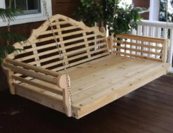 Cedar Marlboro Porch Swingbed(4', 5', 6' Or 75")