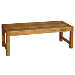 Three Birds Charleston Teak 2', 4', 5' & 6' Backless Benches