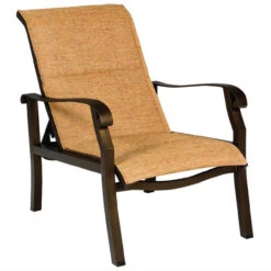 Woodard Cortland Padded Sling Adjustable Lounge Chair