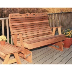 Country Hearts Rocking Glider