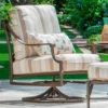 Woodard Aluminum Delphi Swivel Rocking Lounge Chair