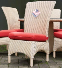 Lloyd Flanders Loom Mandalay Dining Side Chair -Patio Furniture Store dining side chair front mandalay armlessdiningchair antkhaki v2 79678.1700162570