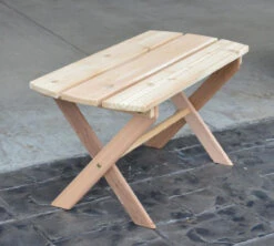 Folding 36" Cedar Coffee Table