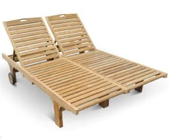 Regal Teak Double Sun Lounge Chair