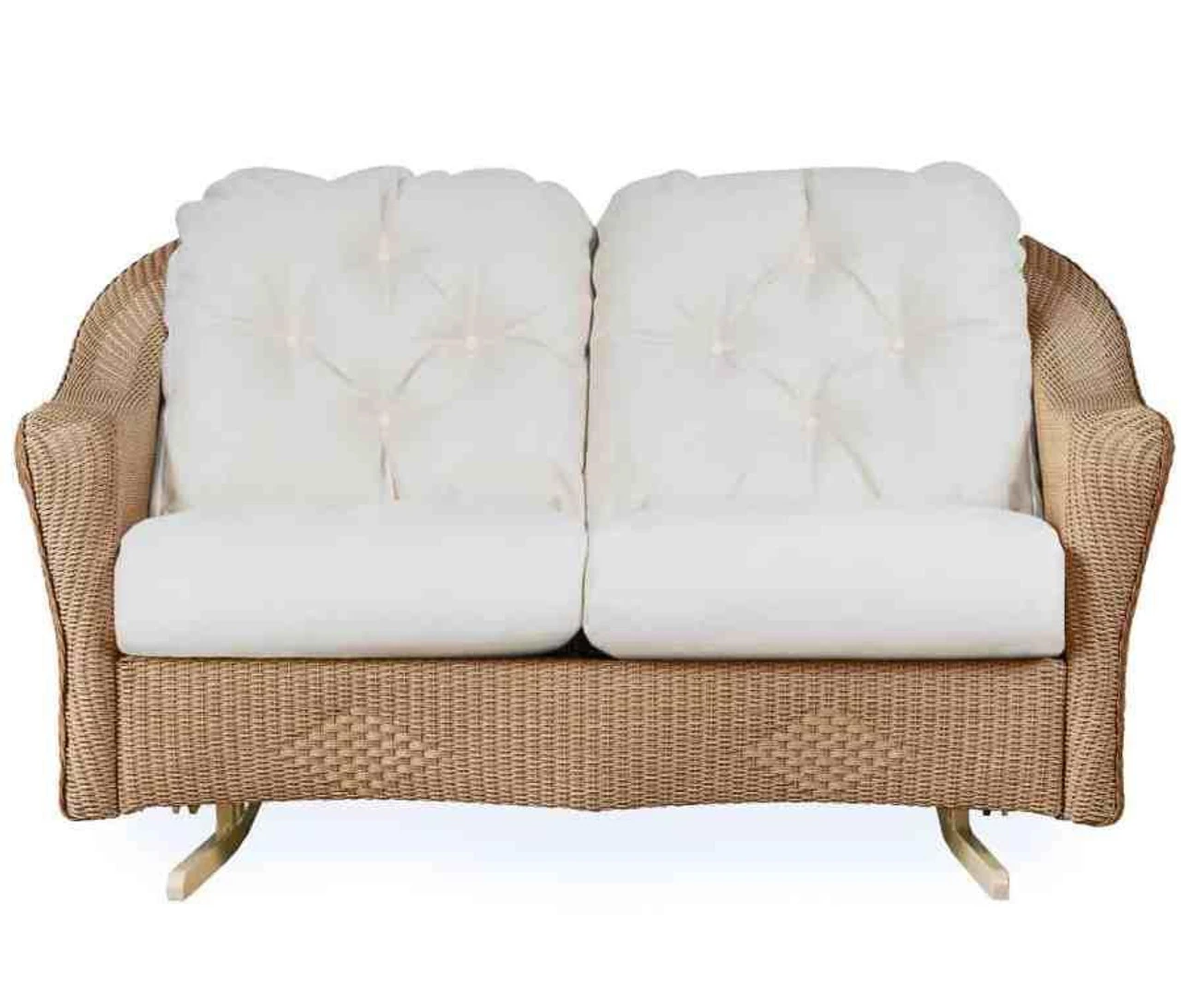 Lloyd Flanders Loom Reflections Loveseat Glider 2 Lloyd Flanders Loom Reflections Loveseat Glider - Image 2
