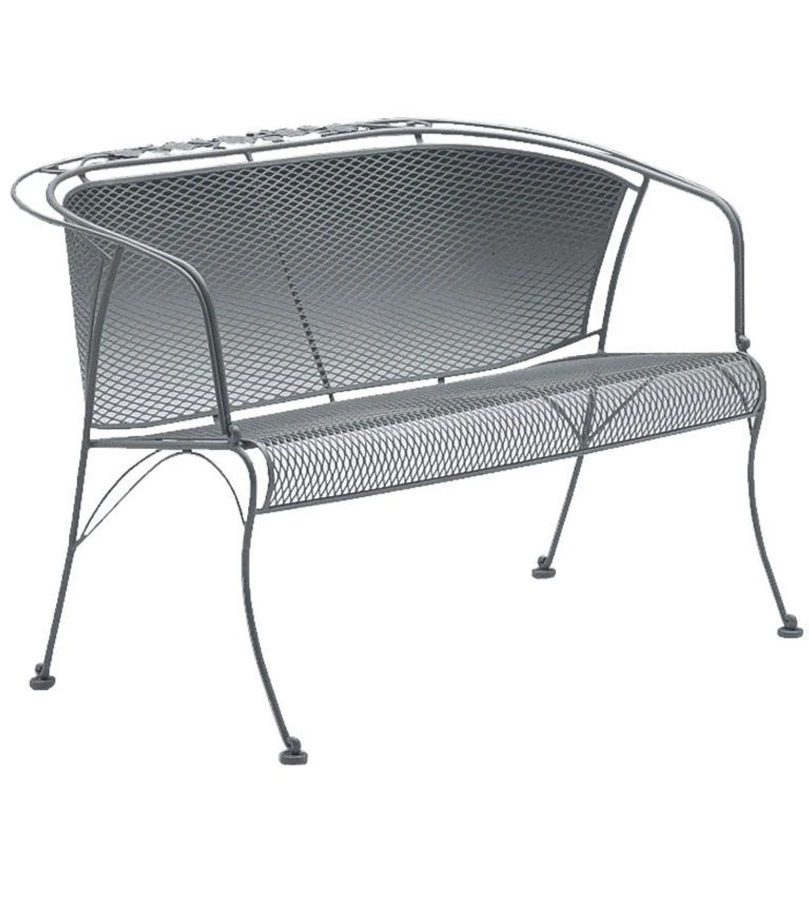 Woodard Briarwood Barrel Back Loveseat 1 Woodard Briarwood Barrel Back Loveseat