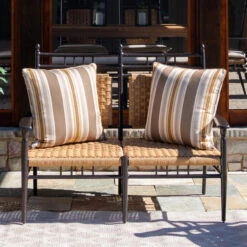 Lloyd Flanders Vinyl Wicker Low Country Woven Settee 8 Lloyd Flanders Vinyl Wicker Low Country Woven Settee -Patio Furniture Store low country bench on location 10411.1675272803