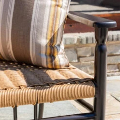 Lloyd Flanders Vinyl Wicker Low Country Woven Settee Lounge Set 14 Lloyd Flanders Vinyl Wicker Low Country Woven Settee Lounge Set -Patio Furniture Store low country bench up close 81401.1675272803.1280.1280 58731.1675297092