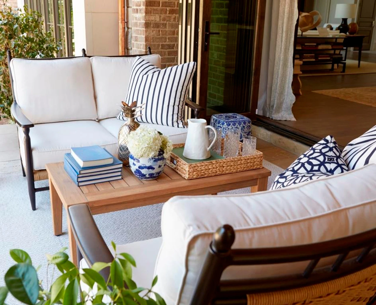 Lloyd Flanders Vinyl Wicker Low Country Loveseat Lounge Set 2 Lloyd Flanders Vinyl Wicker Low Country Loveseat Lounge Set - Image 2