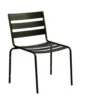 Woodard Metro Wrought Iron Bistro Set - In Stock Cafe' Series - Textured Black