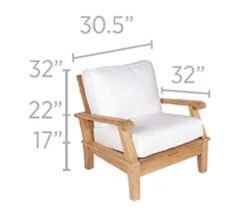 Royal Teak Miami Deep Seating Chair