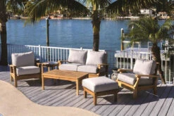 Royal Teak Miami Deep Seating Group - 6pc Set