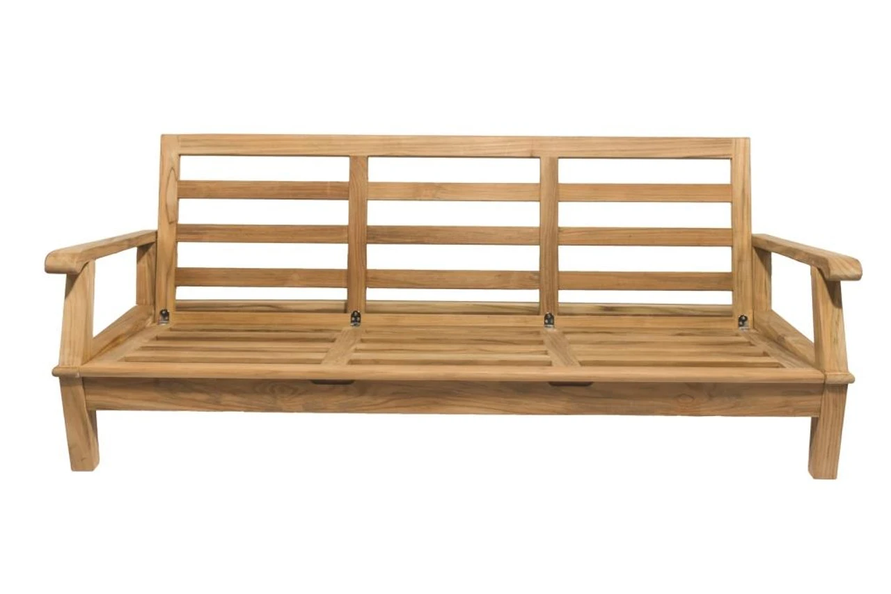 Royal Teak Miami Deep Seating Sofa 2 Royal Teak Miami Deep Seating Sofa - Image 2