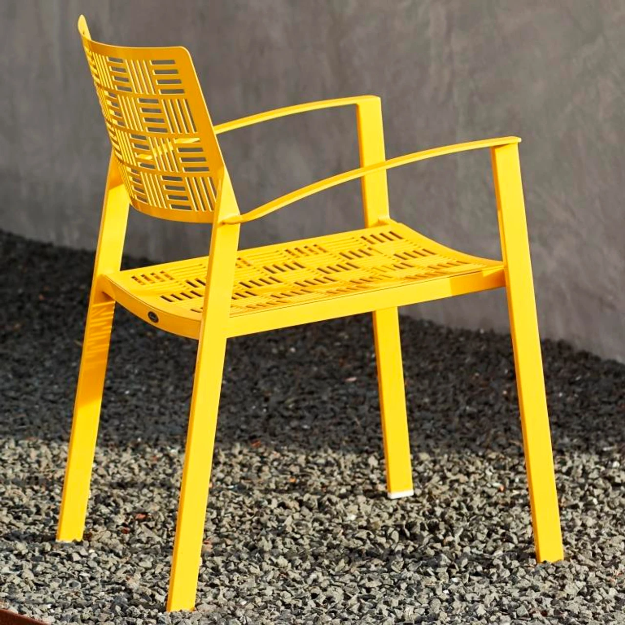 Woodard Wrought Iron New Century Dining Arm Chair - Stackable 3 Woodard Wrought Iron New Century Dining Arm Chair - Stackable - Image 3