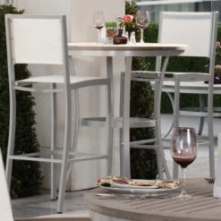 Oxford Garden 3 Pc Travira Tekwood 36" Cafe Bar Set - July 4th Sale - Good 'til The 8th!