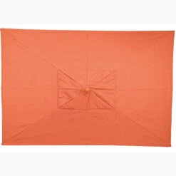 Oxford Garden 6'x10' Rectangular Sunbrella Market Umbrella - Wood Pole