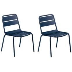 Oxford Garden Kapri Stackable Side Chair (Set Of 2) - July 4th Sale - Good 'til The 8th! -Patio Furniture Store oxford garden kapri stackable side chair set of 2 50 81431.1646936943