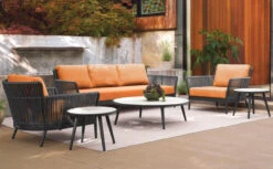 Oxford Garden Nette 6 Piece Sofa Seating Set - July 4th Sale - Good 'til The 8th!