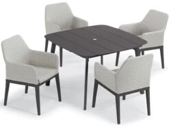 Oxford Garden Oland 4 Seat Dining Set -Patio Furniture Store oxford garden oland 4 seat dining set 38 20135.1646936982