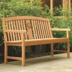 Oxford Garden Signature Series 5' Engravable Teak Bench - July 4th Sale - Good 'til The 8th! -Patio Furniture Store oxford garden signature series 5 engravable teak bench 57 57401.1646962094